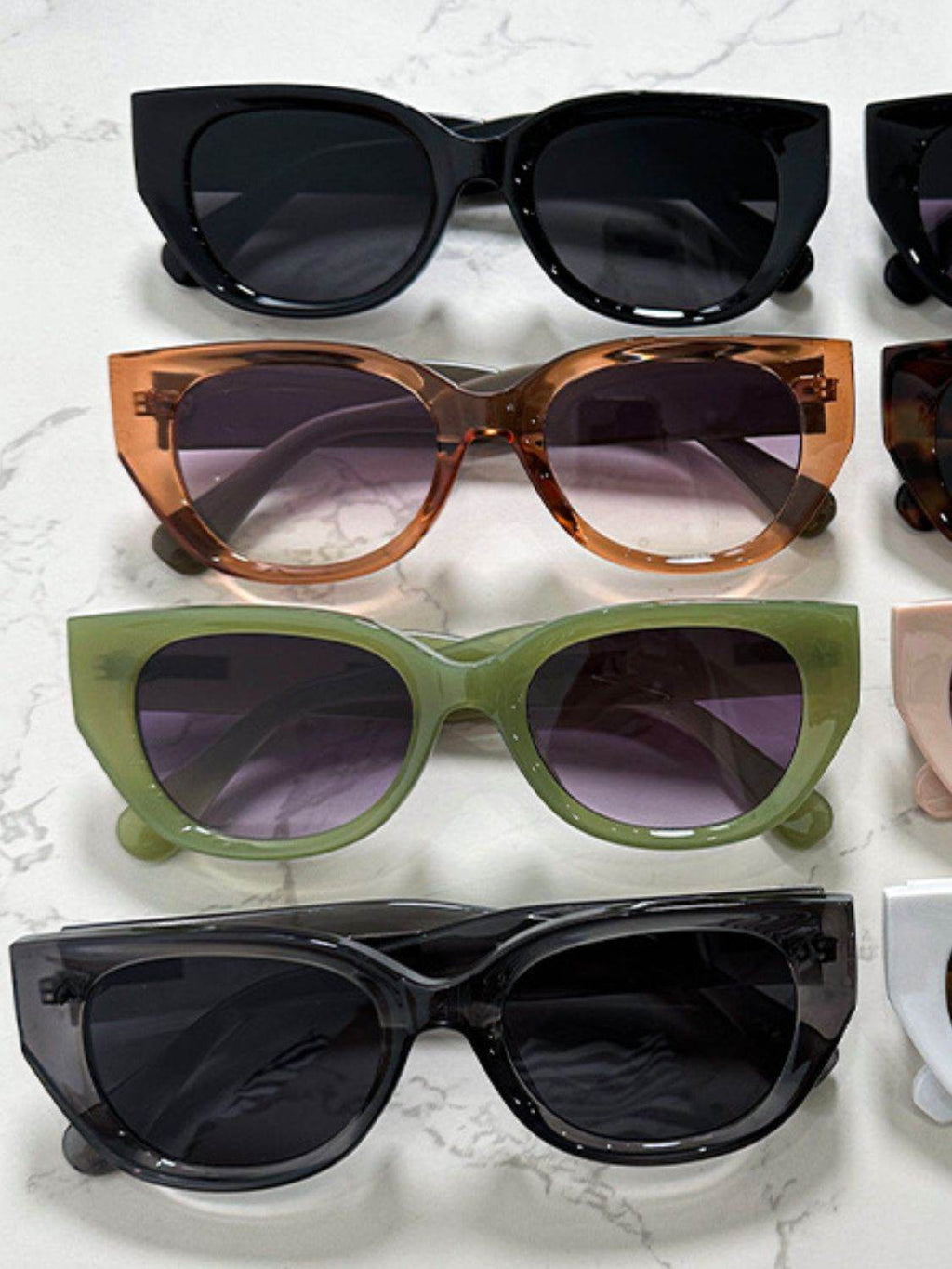 Cat Eye Polycarbonate Frame Sunglasses - Delanoir