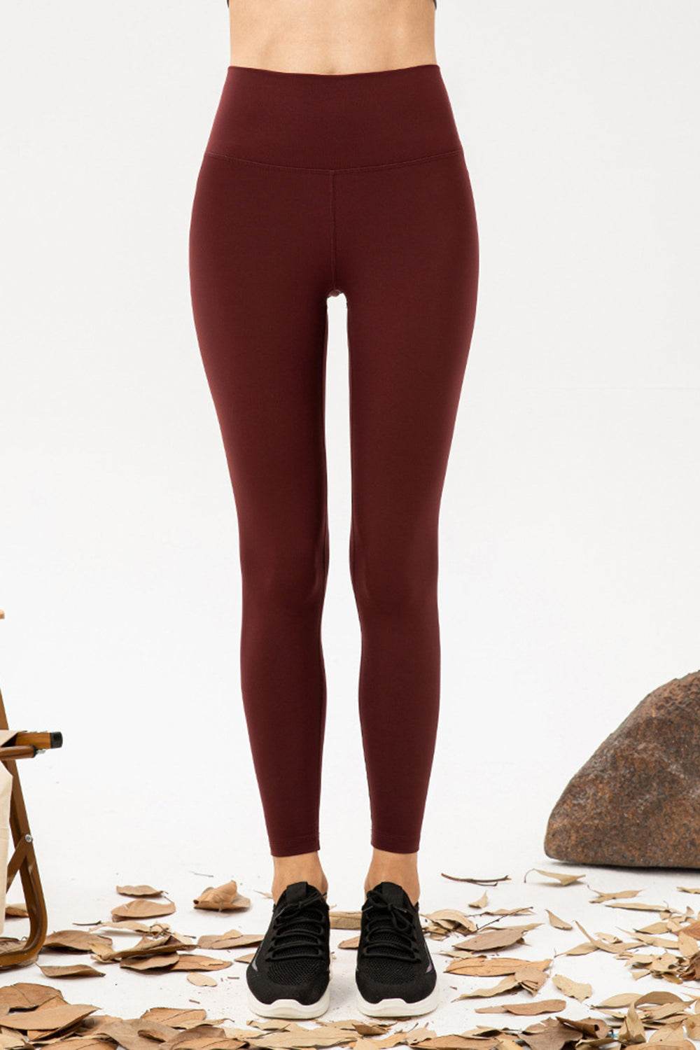 High Waist Skinny Active Pants - Delanoir