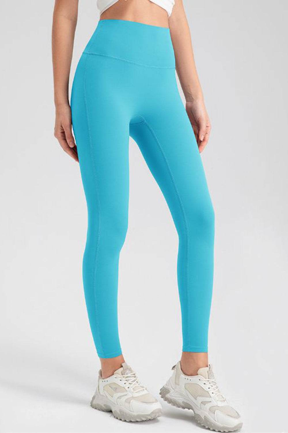 High Waist Skinny Active Pants - Delanoir