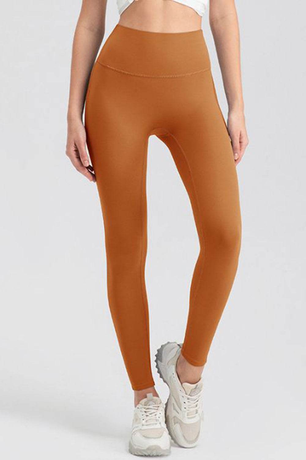 High Waist Skinny Active Pants - Delanoir