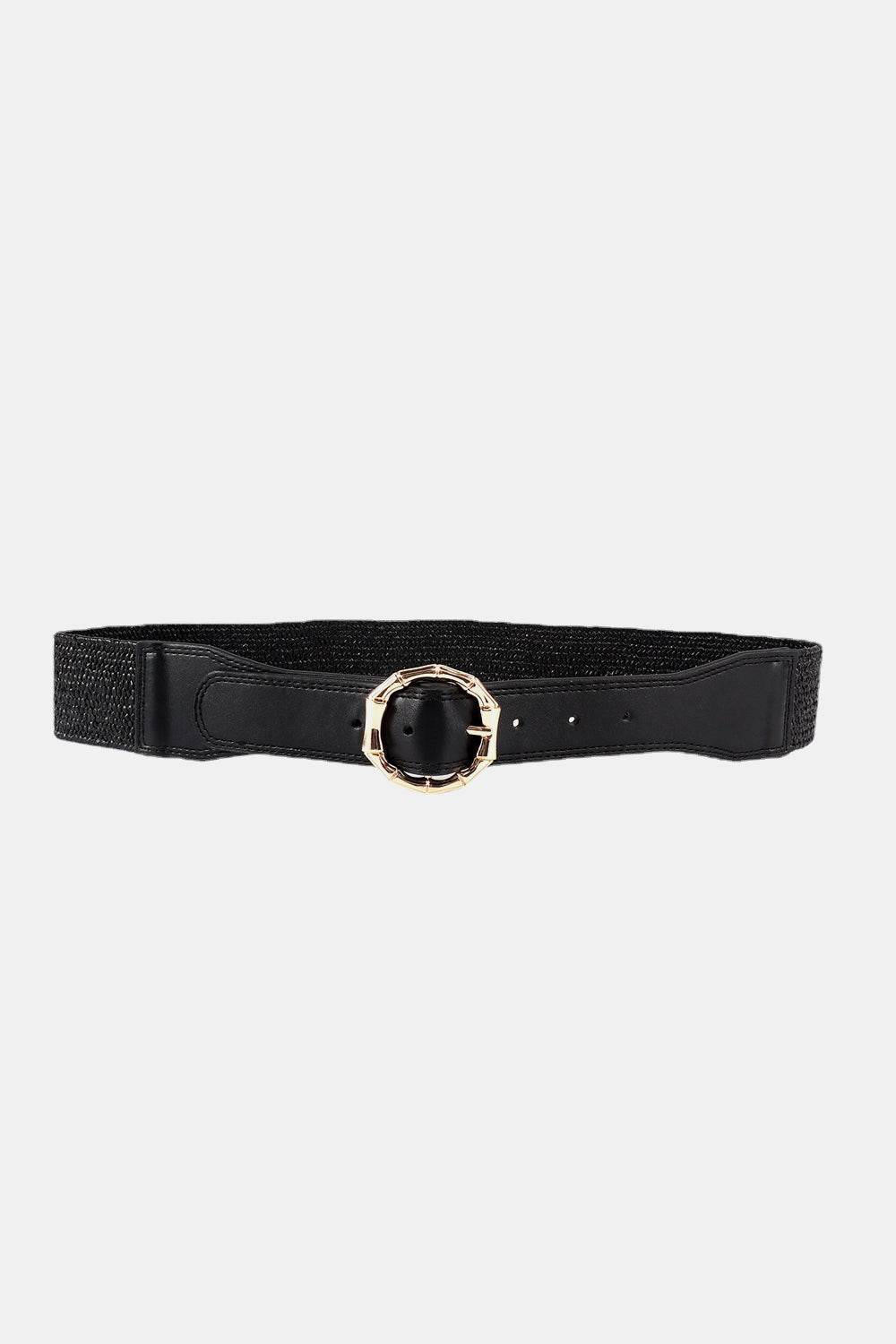 Alloy Buckle Braided Belt - Delanoir