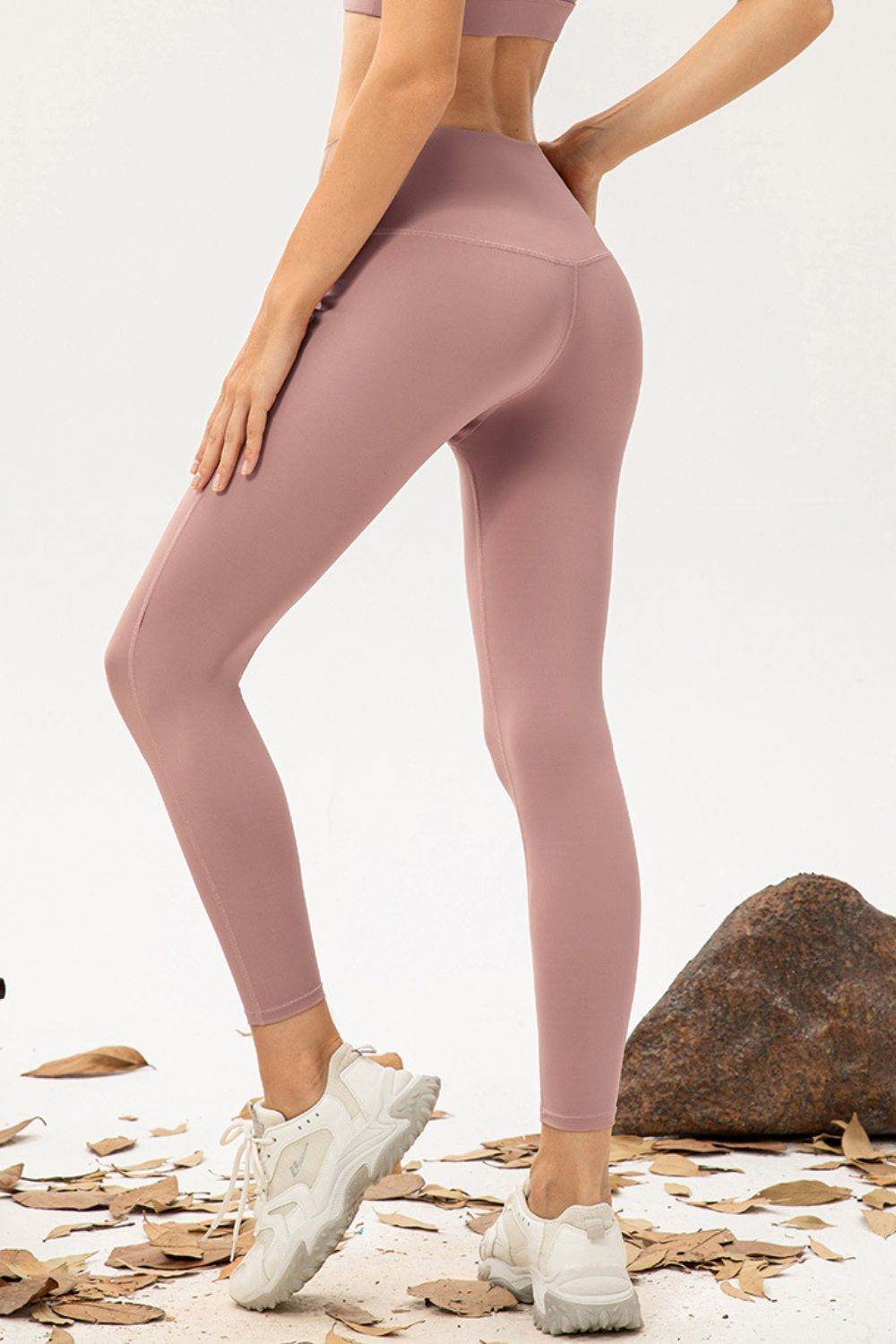 High Waist Skinny Active Pants - Delanoir