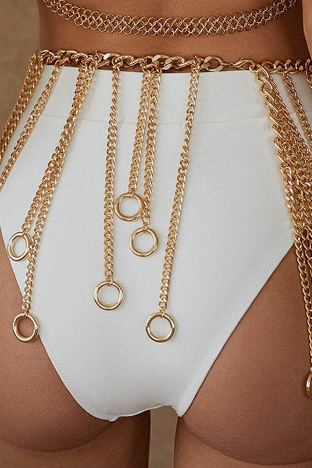 Fringe Chain Alloy Belt - Delanoir