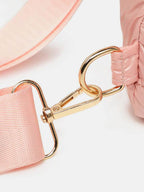 Quilted Adjustable Strap Puffy Sling Bag - Delanoir