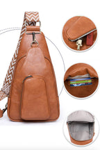 Adored Take A Trip PU Leather Sling Bag - Delanoir