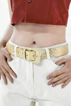 Glitter PU Leather Belt - Delanoir
