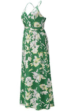 Crisscross Printed Surplice Cami Dress - Delanoir