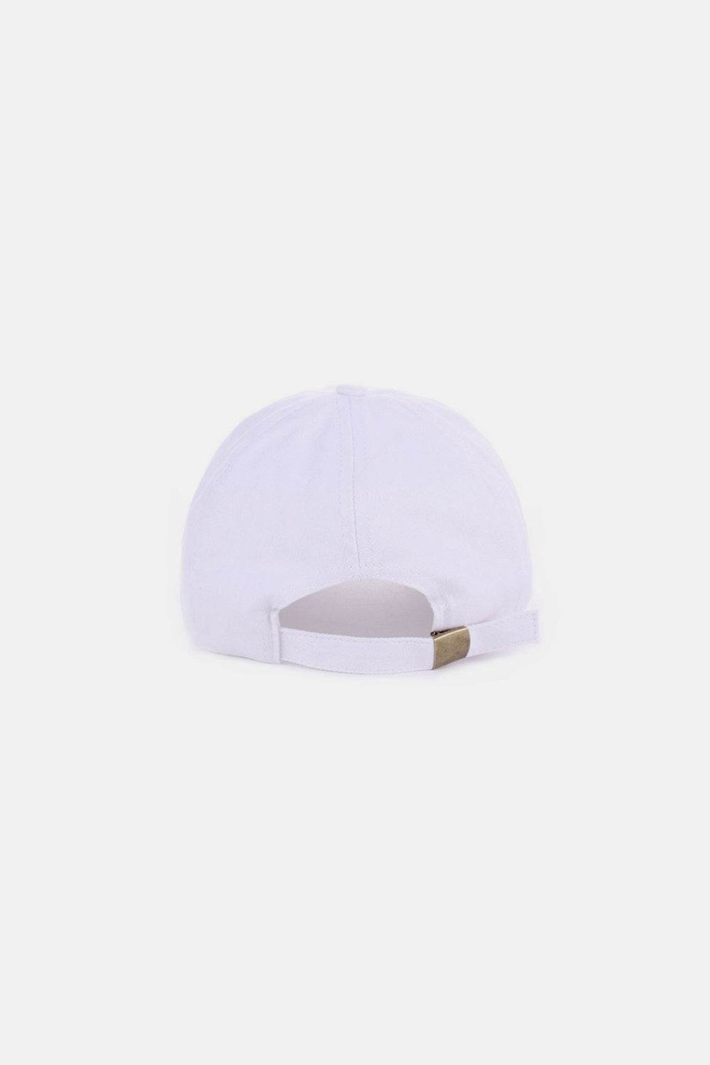 Zenana Ribbon Bow Chenille Patch Baseball Cap - Delanoir