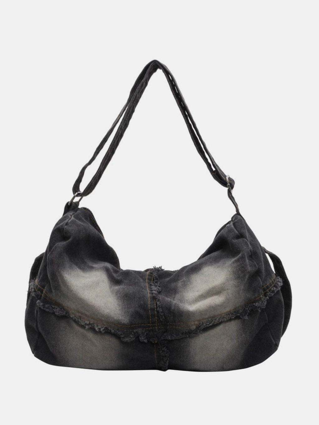 Raw Hem Gradient Crossbody Bag - Delanoir