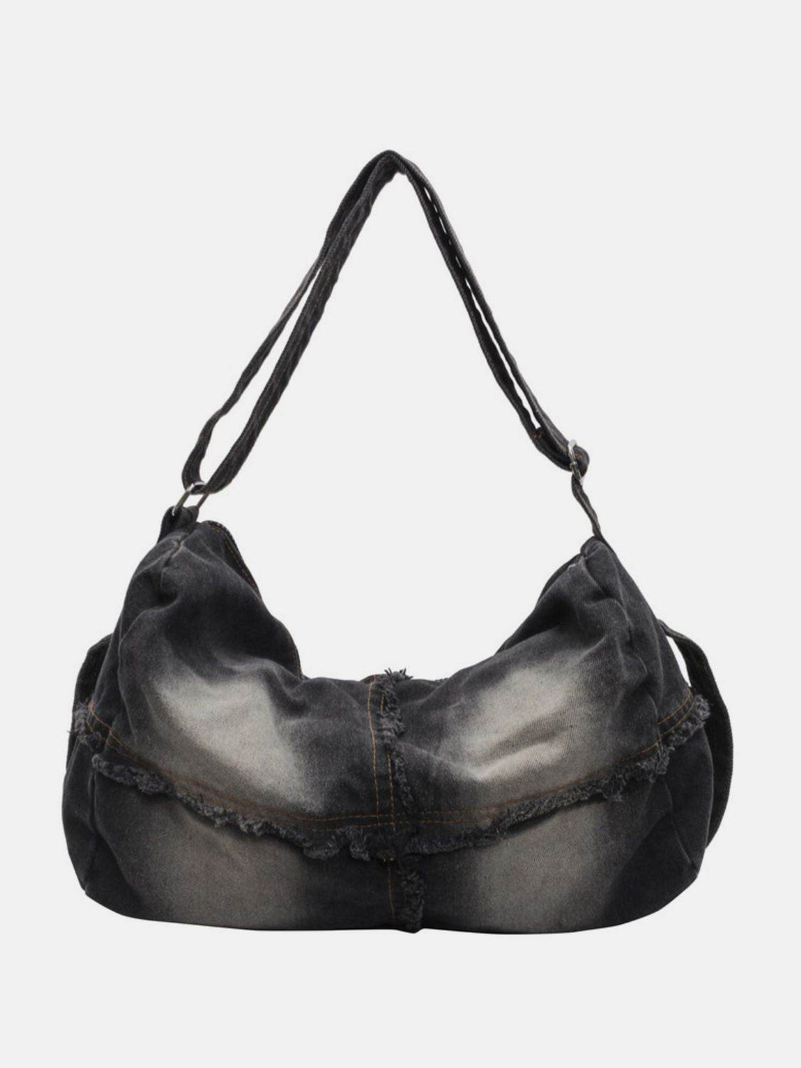 Raw Hem Gradient Crossbody Bag - Delanoir