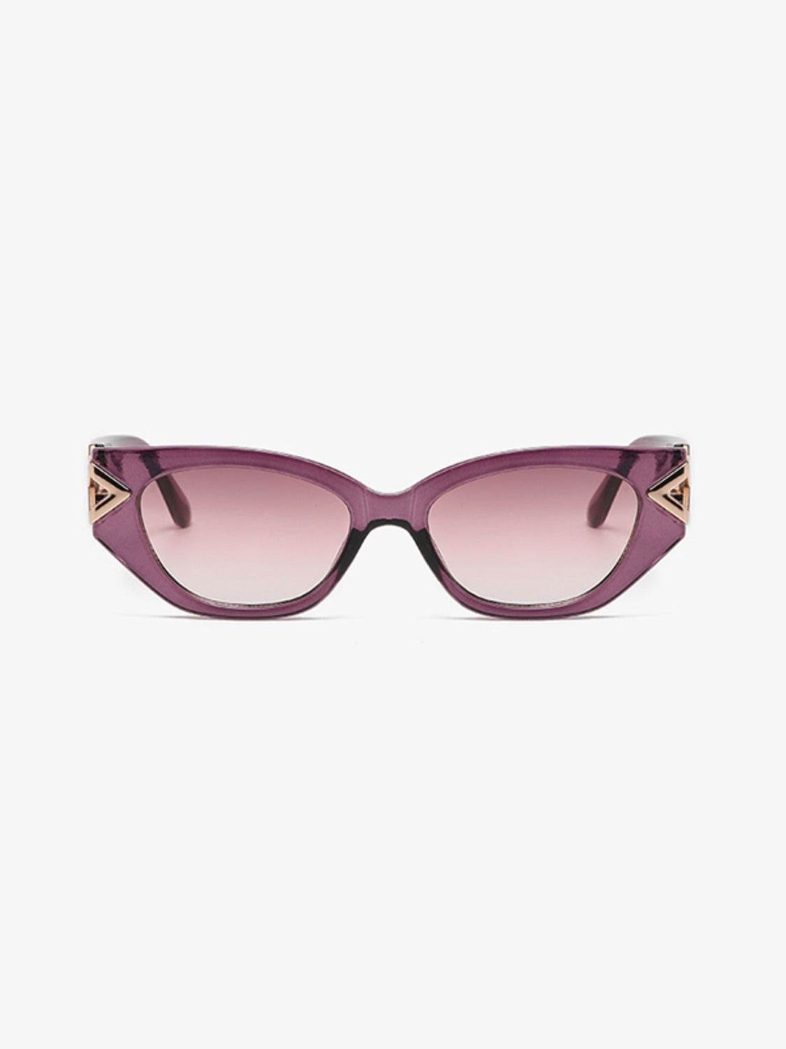 Polycarbonate Frame Cat-Eye Sunglasses - Delanoir