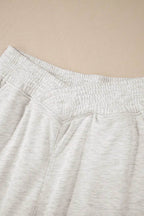 Elastic Waist Active Pants with Pockets - Delanoir