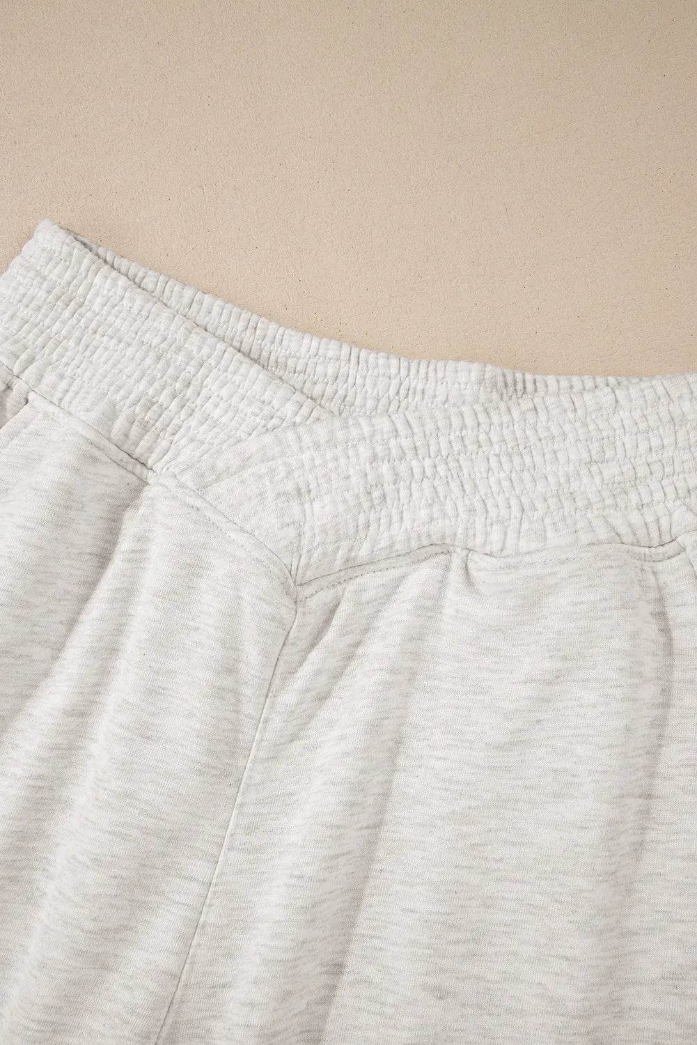 Elastic Waist Active Pants with Pockets - Delanoir