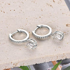 3 Carat Moissanite 925 Sterling Silver Earrings - Delanoir