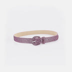 Sequin PU Leather Belt - Delanoir