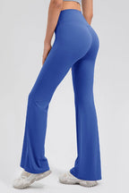 High Waist Straight Active Pants - Delanoir