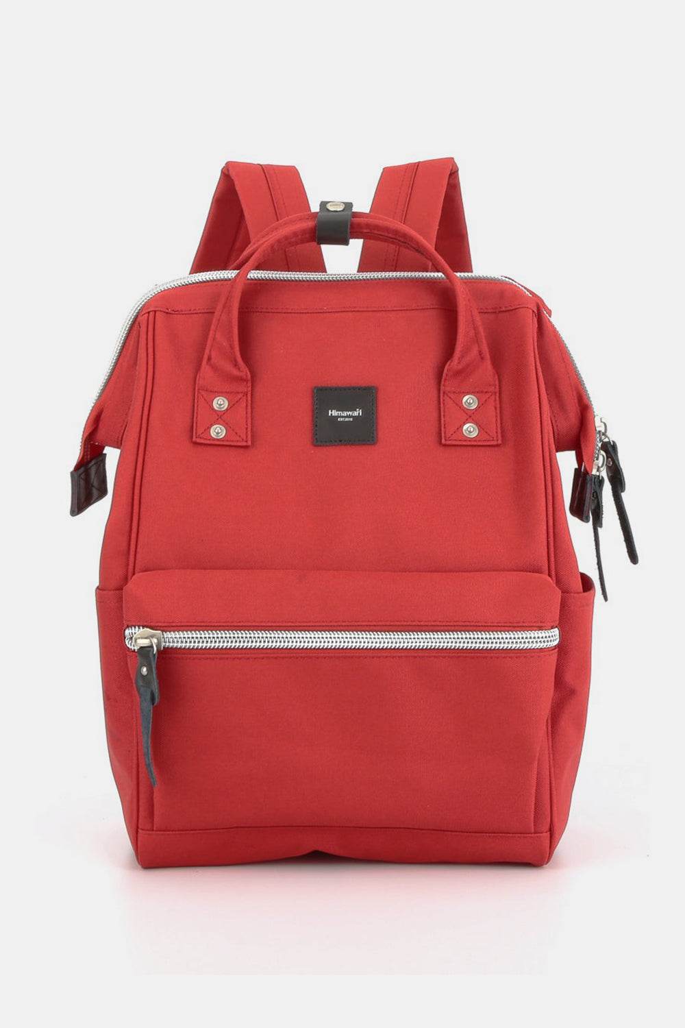 Himawari Water Resistant Canvas Backpack Bag with Side Pockets - Delanoir