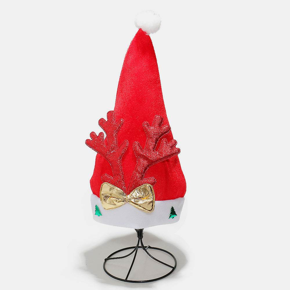 2 Piece Antler Christmas Hat with pompom - Delanoir