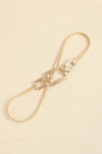 Square Shape Zinc Alloy Buckle Iron Belt - Delanoir