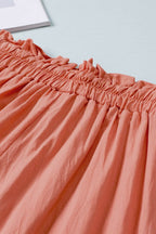 Drawstring Paperbag Waist Wide Leg Pants - Delanoir