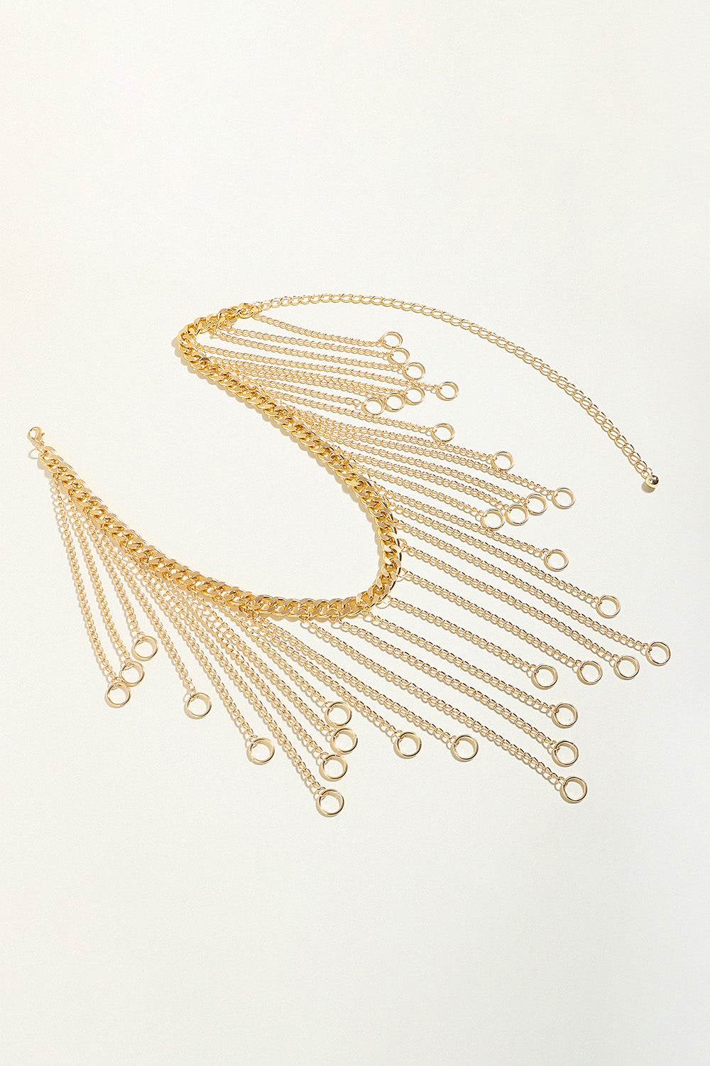 Fringe Chain Alloy Belt - Delanoir