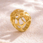 Stainless Steel Cutout Ring - Delanoir
