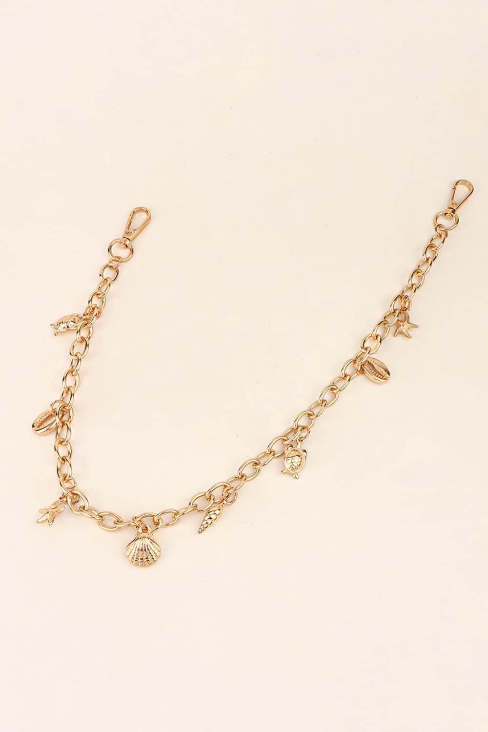 Sea Element Charm Iron Chain Belt - Delanoir