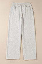 Elastic Waist Active Pants with Pockets - Delanoir