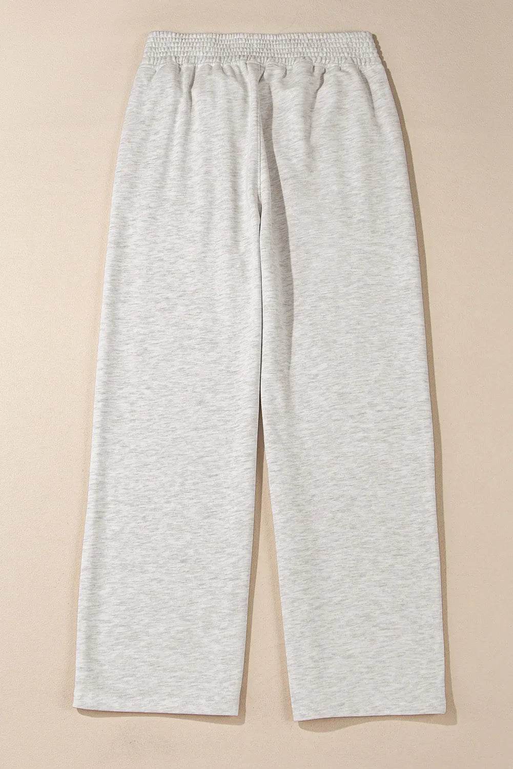 Elastic Waist Active Pants with Pockets - Delanoir