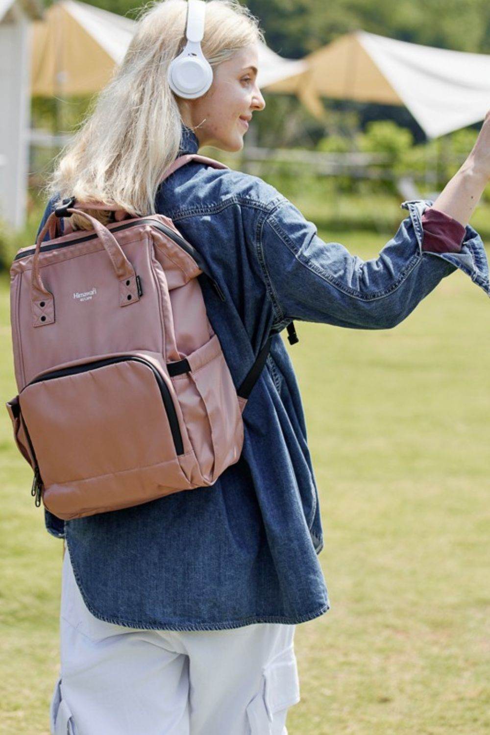 Himawari Waterproof and Anti-Theft Nylon Backpack Bag - Delanoir
