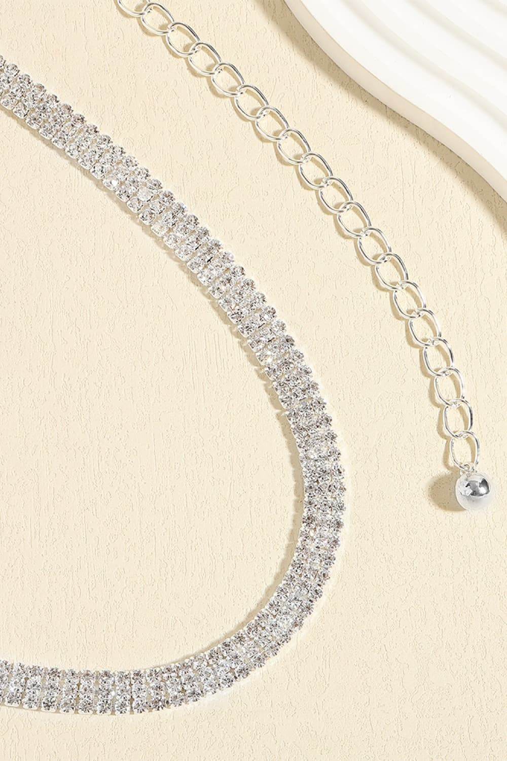 Rhinestones Alloy Belt - Delanoir