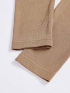 Round Neck Long Sleeve Top and Skirt Set - Delanoir