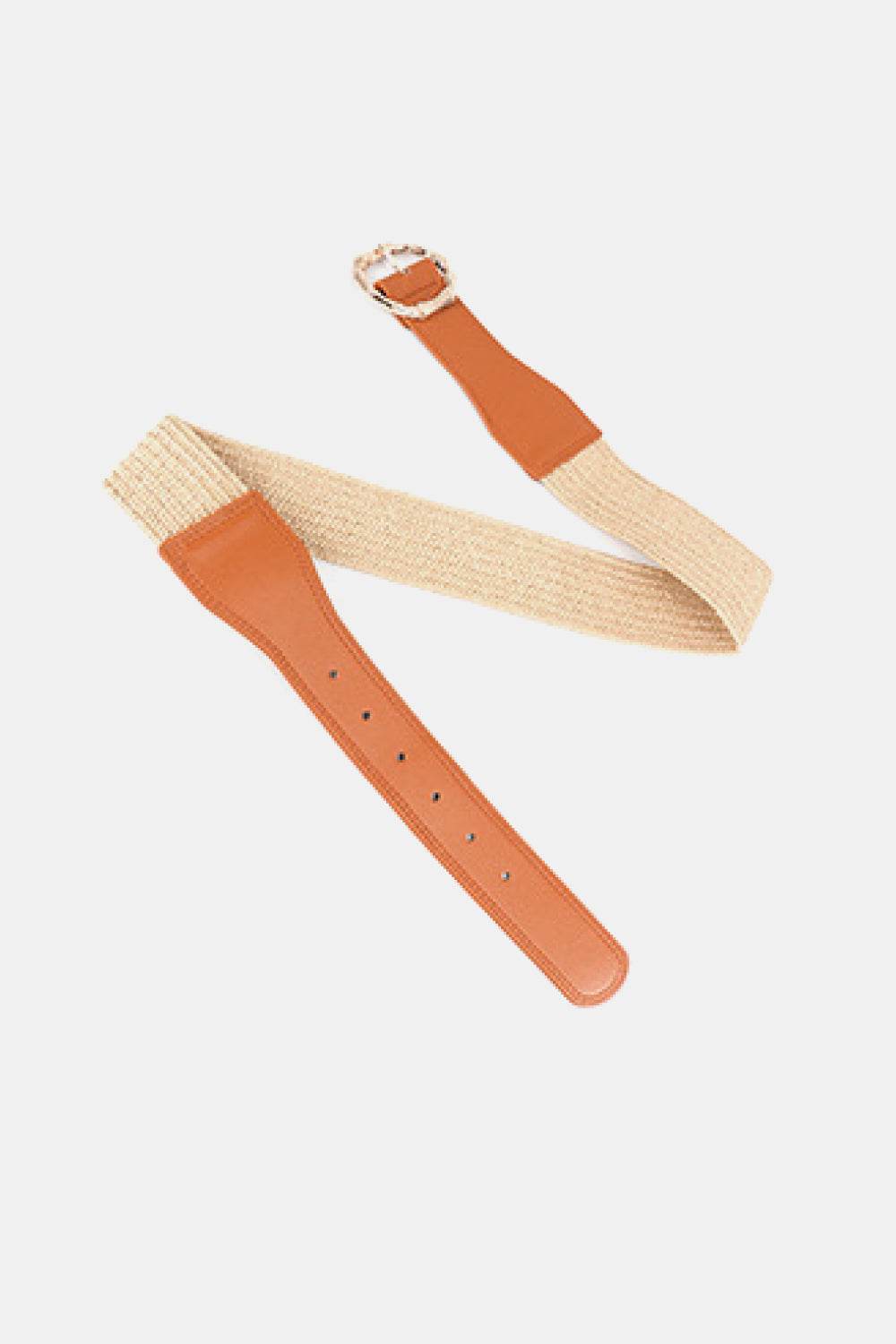 Alloy Buckle Braided Belt - Delanoir