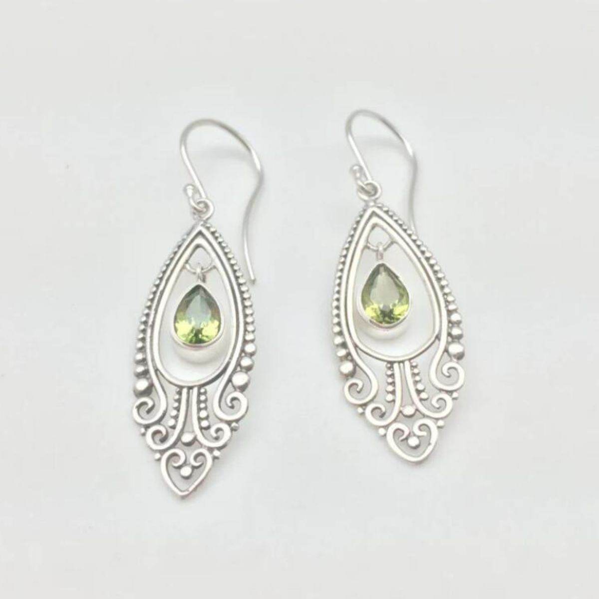 Alloy Rhinestone Cutout Earrings - Delanoir