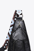 Adored Take A Trip PU Leather Sling Bag - Delanoir
