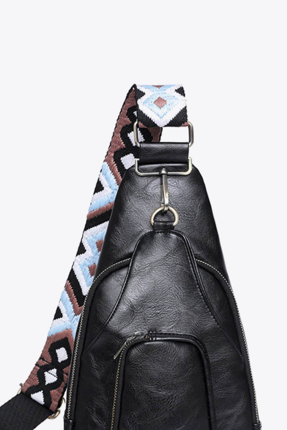 Adored Take A Trip PU Leather Sling Bag - Delanoir