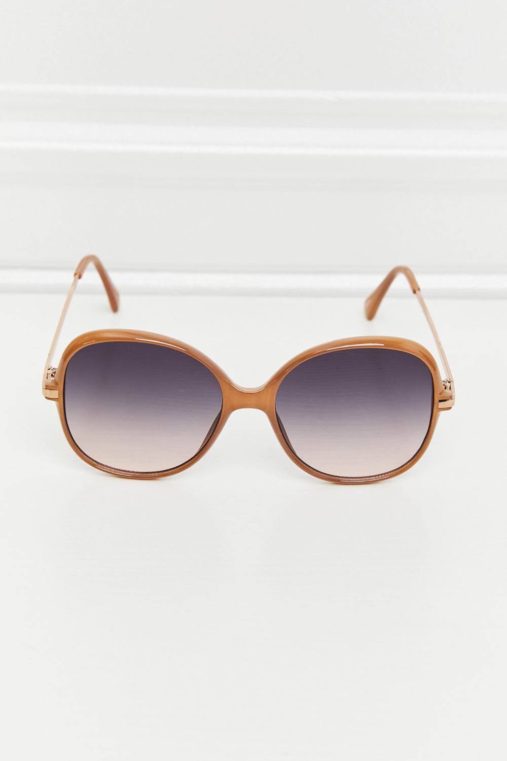 Metal-Plastic Hybrid Full Rim Sunglasses - Delanoir