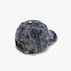 Distressed Cotton Baseball Cap - Delanoir