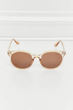Round Full Rim Polycarbonate Frame Sunglasses - Delanoir