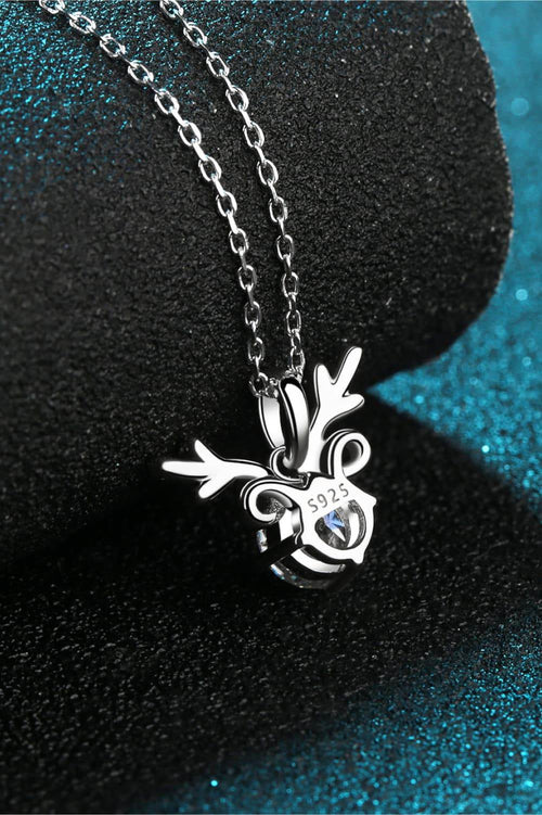 1 Carat Moissanite 925 Sterling Silver Necklace - Delanoir