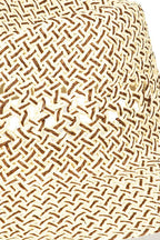Fame Cutout Woven Straw Hat - Delanoir