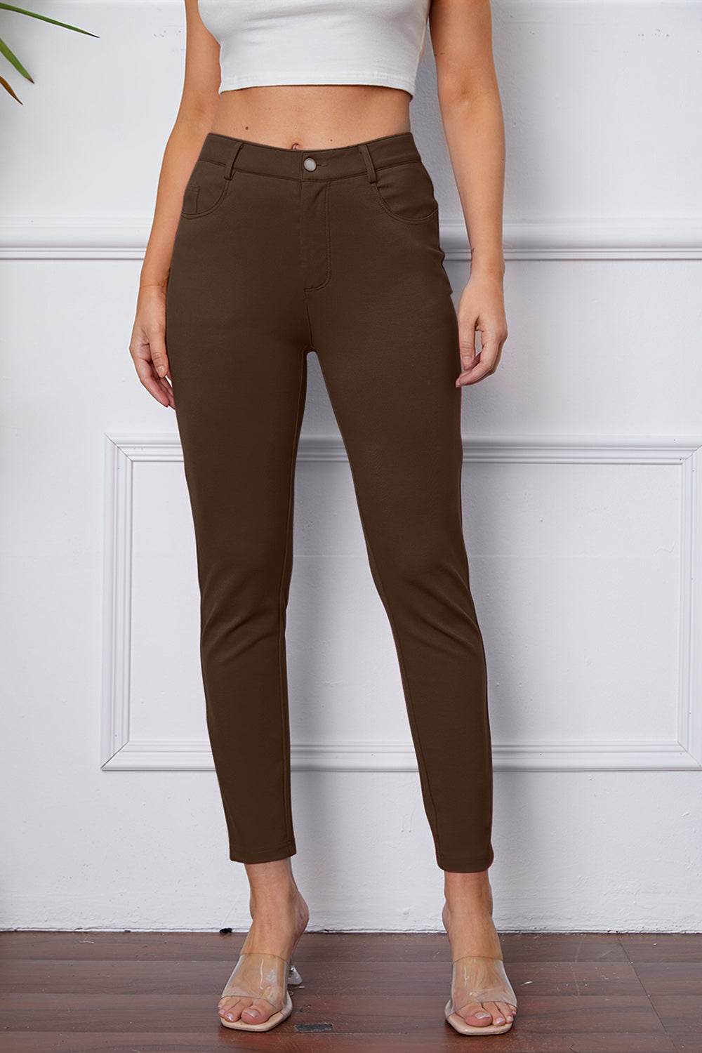 StretchyStitch Pants by Basic Bae - Delanoir