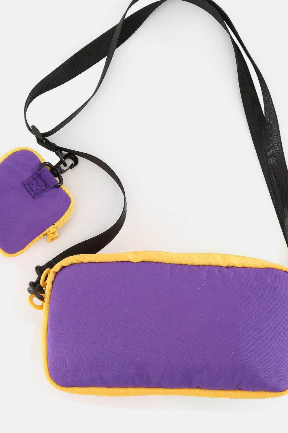 Himawari Removable Strap Nylon Crossbody Bag with EarPods Bag - Delanoir
