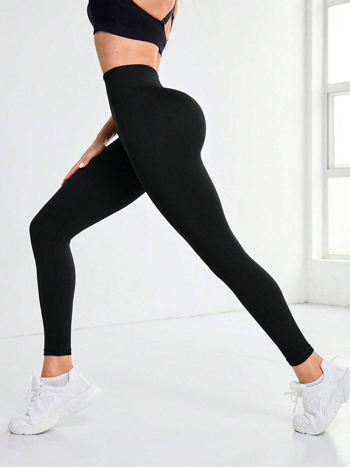 High Waist Active Leggings - Delanoir