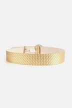 PU Leather Circle Shape Buckle Belt - Delanoir