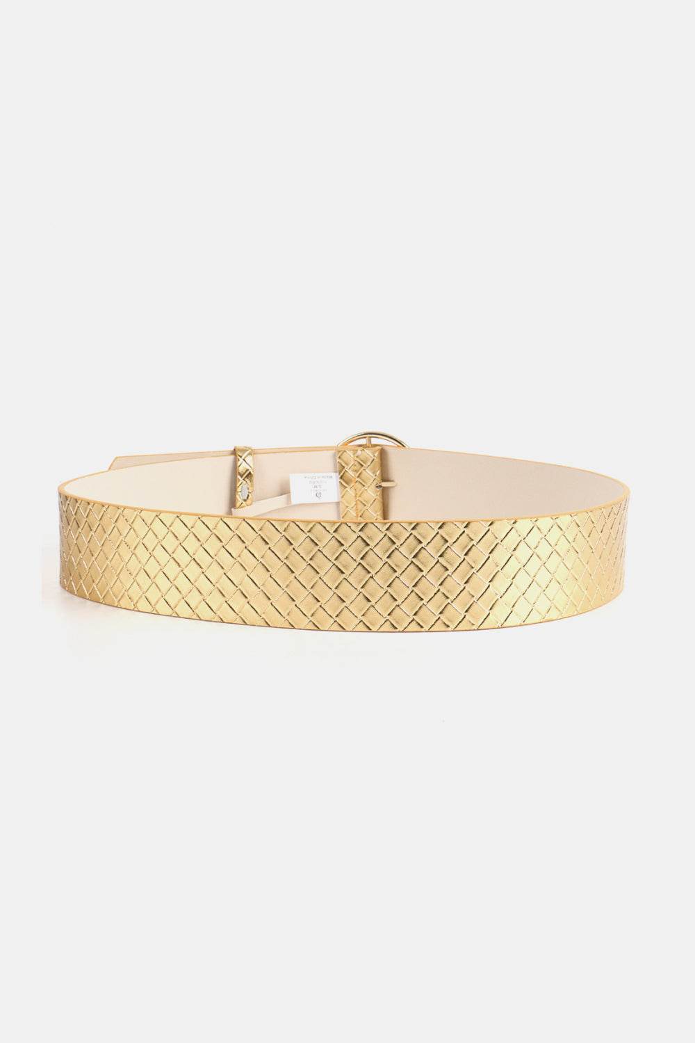 PU Leather Circle Shape Buckle Belt - Delanoir