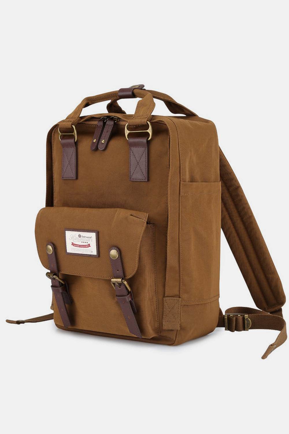 Himawari Contrast Waterproof Nylon Backpack Bag - Delanoir