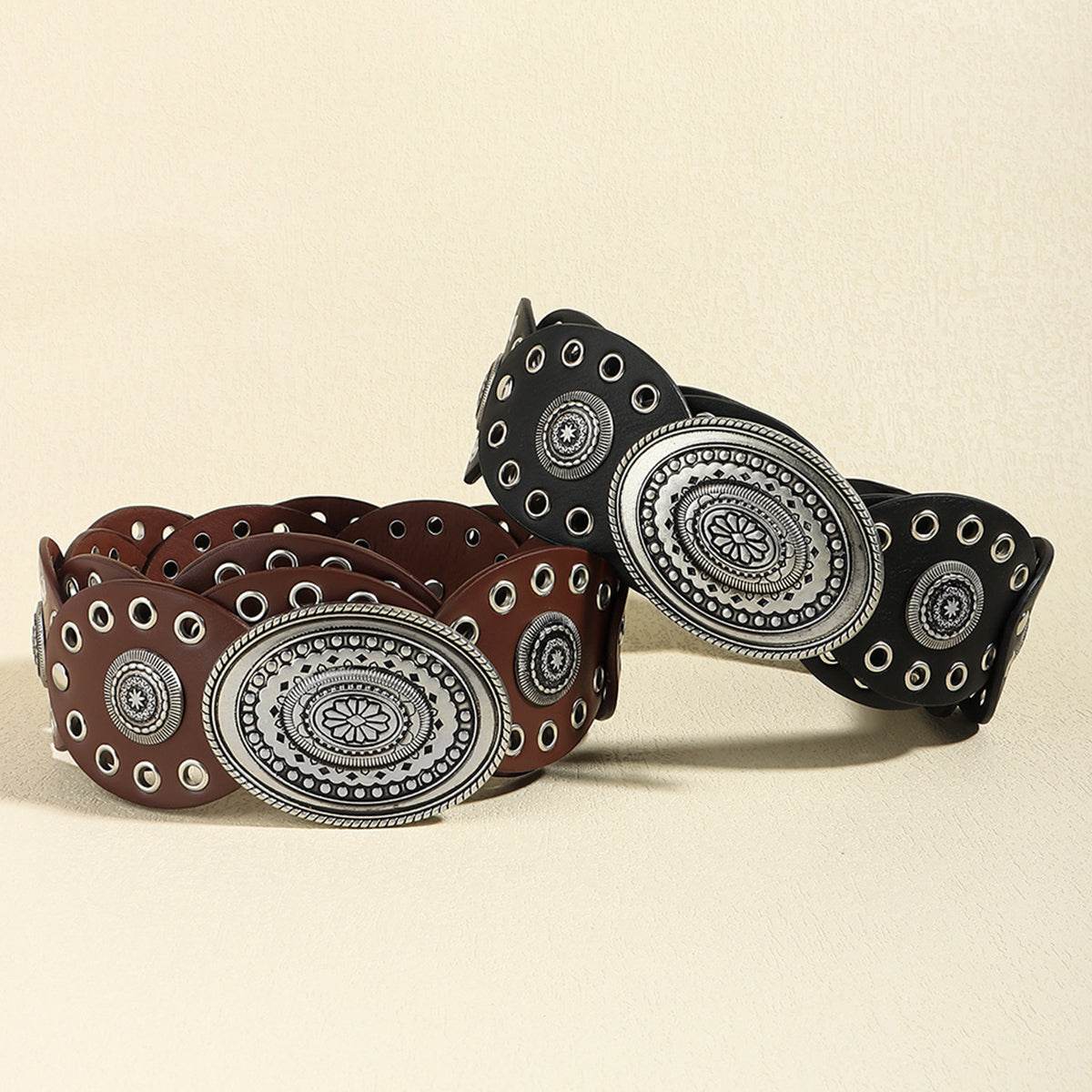 Oval PU Belt - Delanoir