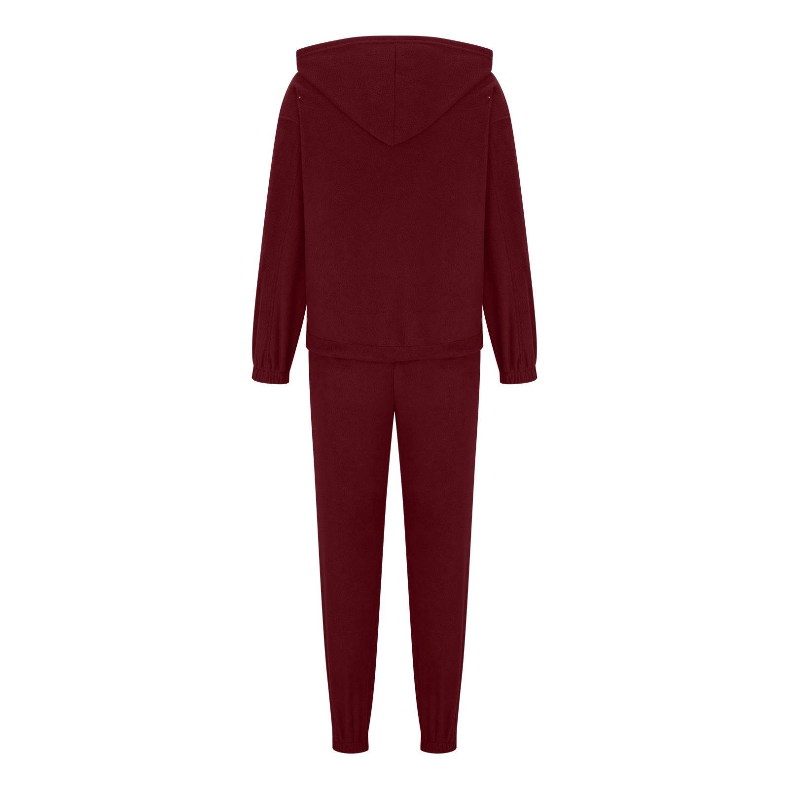 Zip Up Long Sleeve Hoodie and Joggers Set - Delanoir