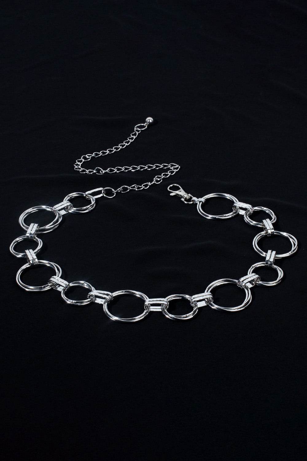 Alloy Chain Circle Shape Belt - Delanoir